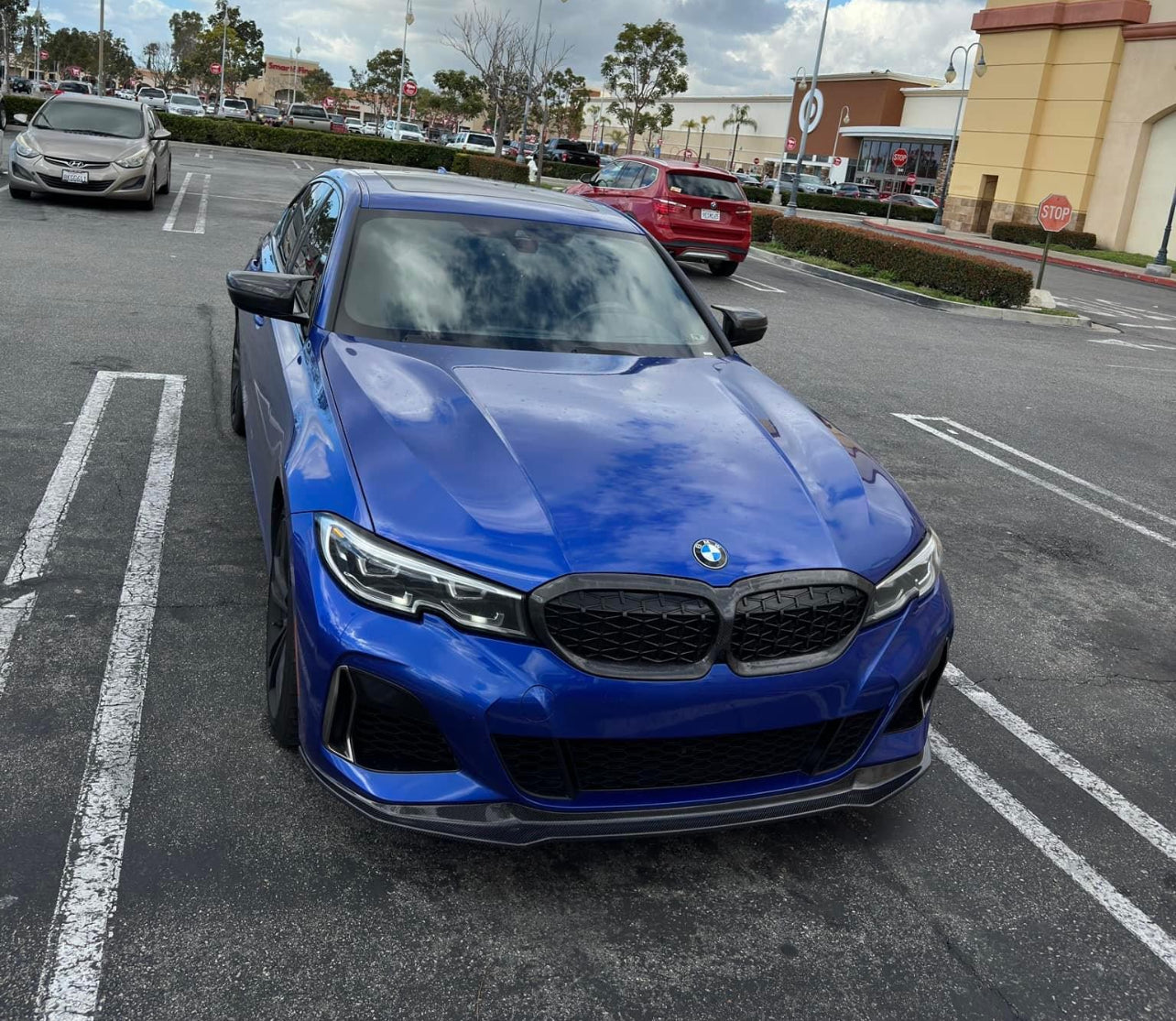 BMW M340I V Style Dry Carbon Front Lip