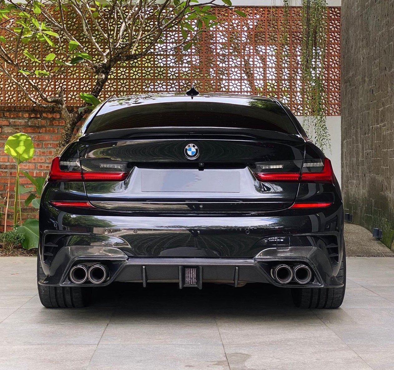 2019+ BMW M340i G20 CMST type carbon diffuser