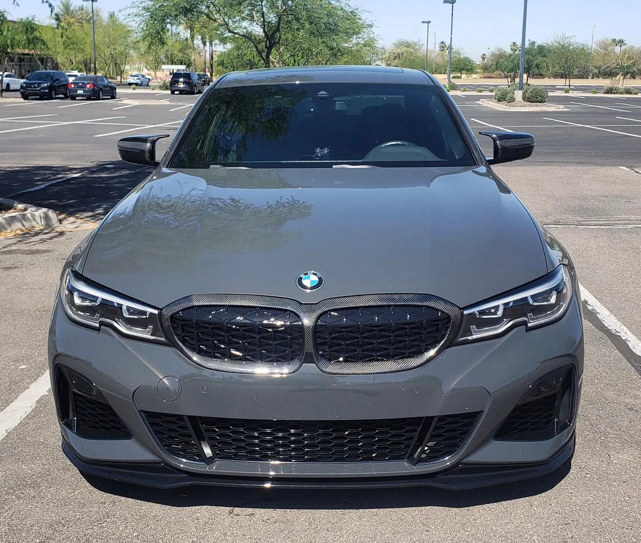 BMW 3 Series M340i G20 Diamond Carbon Front Grille